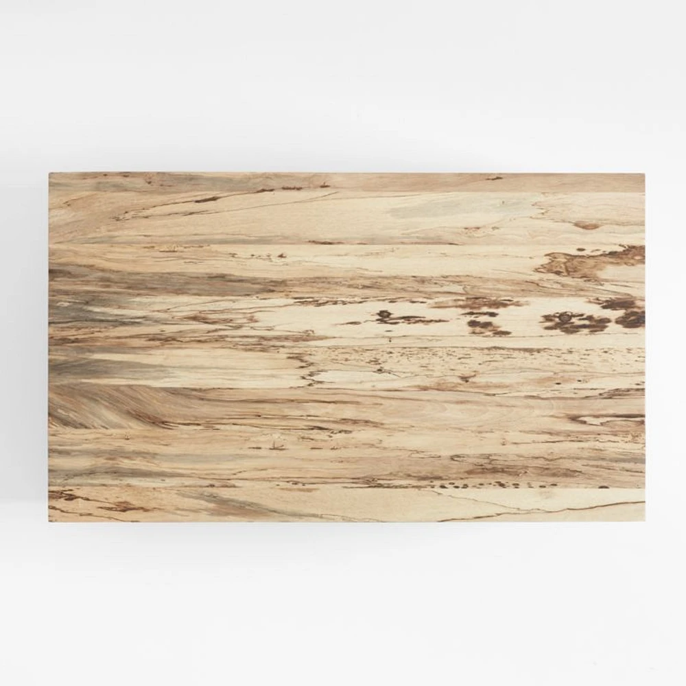 Dillon Spalted Primavera Wood 53" Rectangular Coffee Table