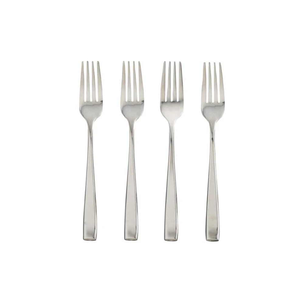 Aspen Four-Piece Dinner Fork Set