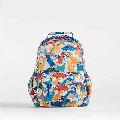 Dreamer Dino Party Small Kids Backpack with Side Pockets