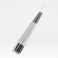 Dipped Black Taper Candles 12", Set of 2