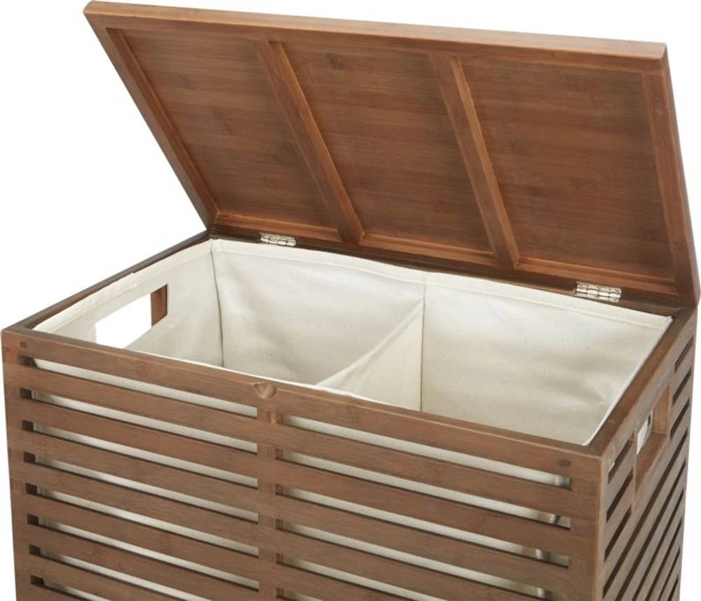 Dixon Bamboo Hamper with Liner