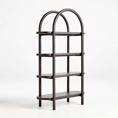 Dolly Charcoal Tall Bookcase by Leanne Ford