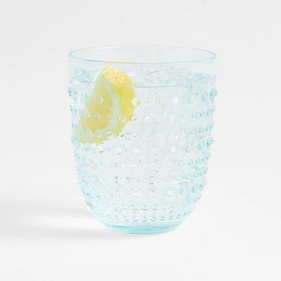 Dottie Aqua Acrylic Drink Glass