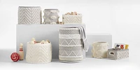 Dottie White Macramé Woven Kids Hamper