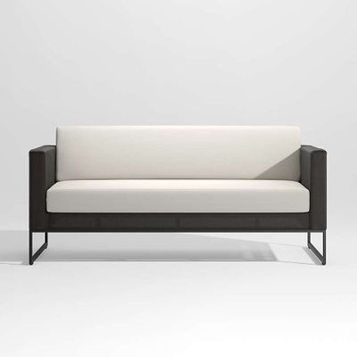 Dune Black Outdoor Sofa with Cushions