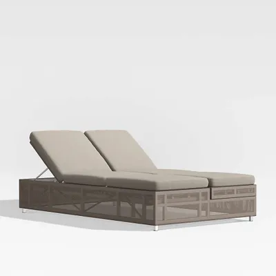 Replacement Taupe Cushion for Dune Double Chaise Lounge
