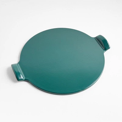 Emile Henry Dark Green Glazed Pizza Stone