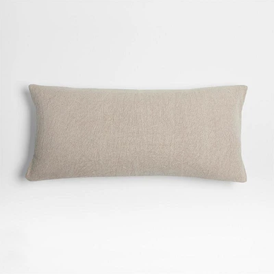 Earl Arnold Cotton 36x16 Frothy Beige Throw Pillow Cover by Jake Arnold