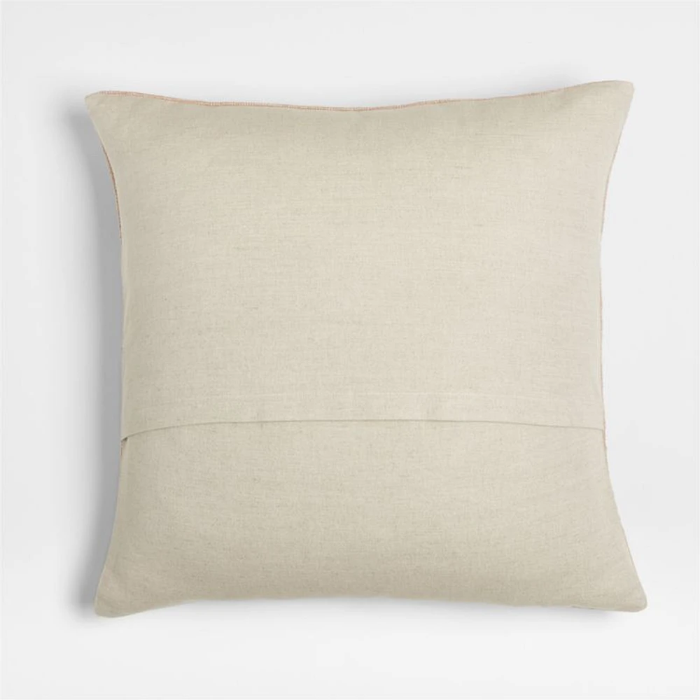 Earl Arnold Cotton 23x23 Blush Tan Throw Pillow Cover by Jake Arnold