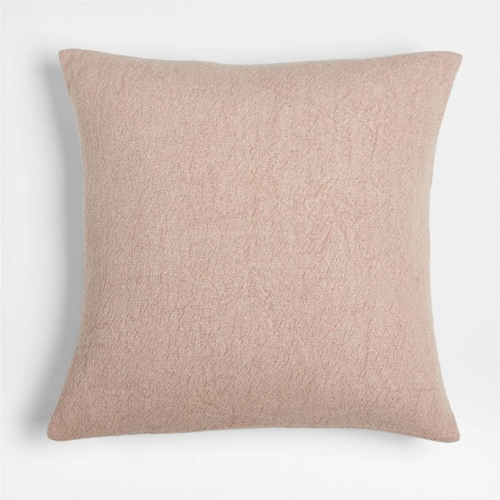 Earl Arnold Cotton 23x23 Blush Tan Throw Pillow Cover by Jake Arnold