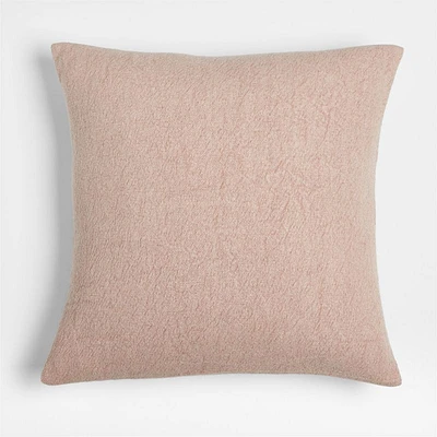 Earl Arnold Cotton 23x23 Blush Tan Throw Pillow Cover by Jake Arnold