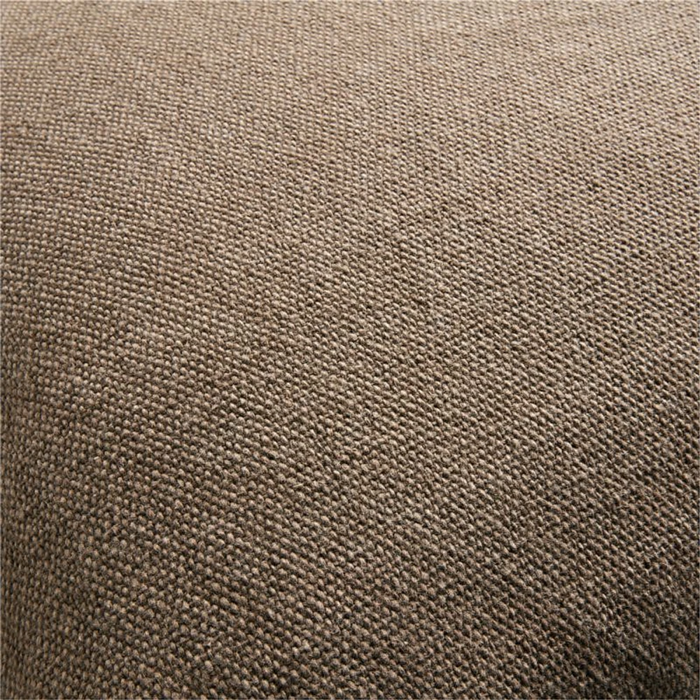 Earl Arnold Cotton 23"x23" Pindo Brown Throw Pillow Cover by Jake Arnold