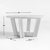 Eaves  54" Round Dining Table