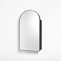 Edge Black Arch Medicine Cabinet 19.5"x31.5"