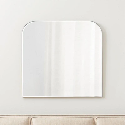 Edge Silver Arch Wall Mirror 36"x34"