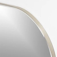 Edge Nickel Rounded Square Wall Mirror