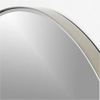 Edge Silver Round Wall Mirror 36"
