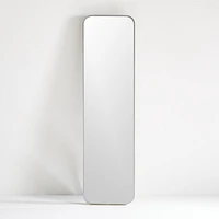 Edge Brass Standing Mirror