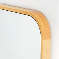 Edge Oak Rectangle Standing Mirror