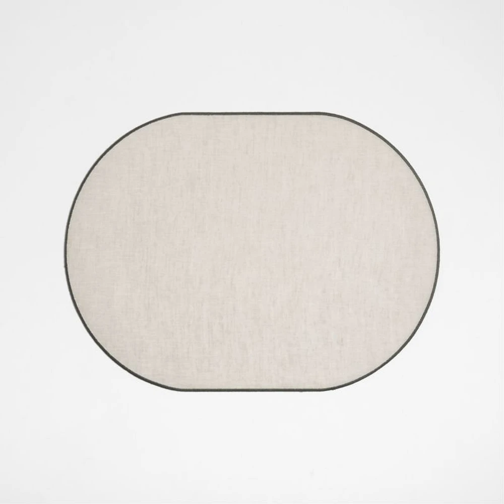 Elevated Linen Easy Care Desert Green Placemat