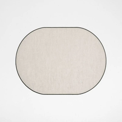 Elevated Linen Easy Care Desert Green Placemat