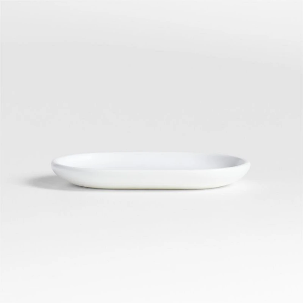 Eli White Ceramic Soap Dish