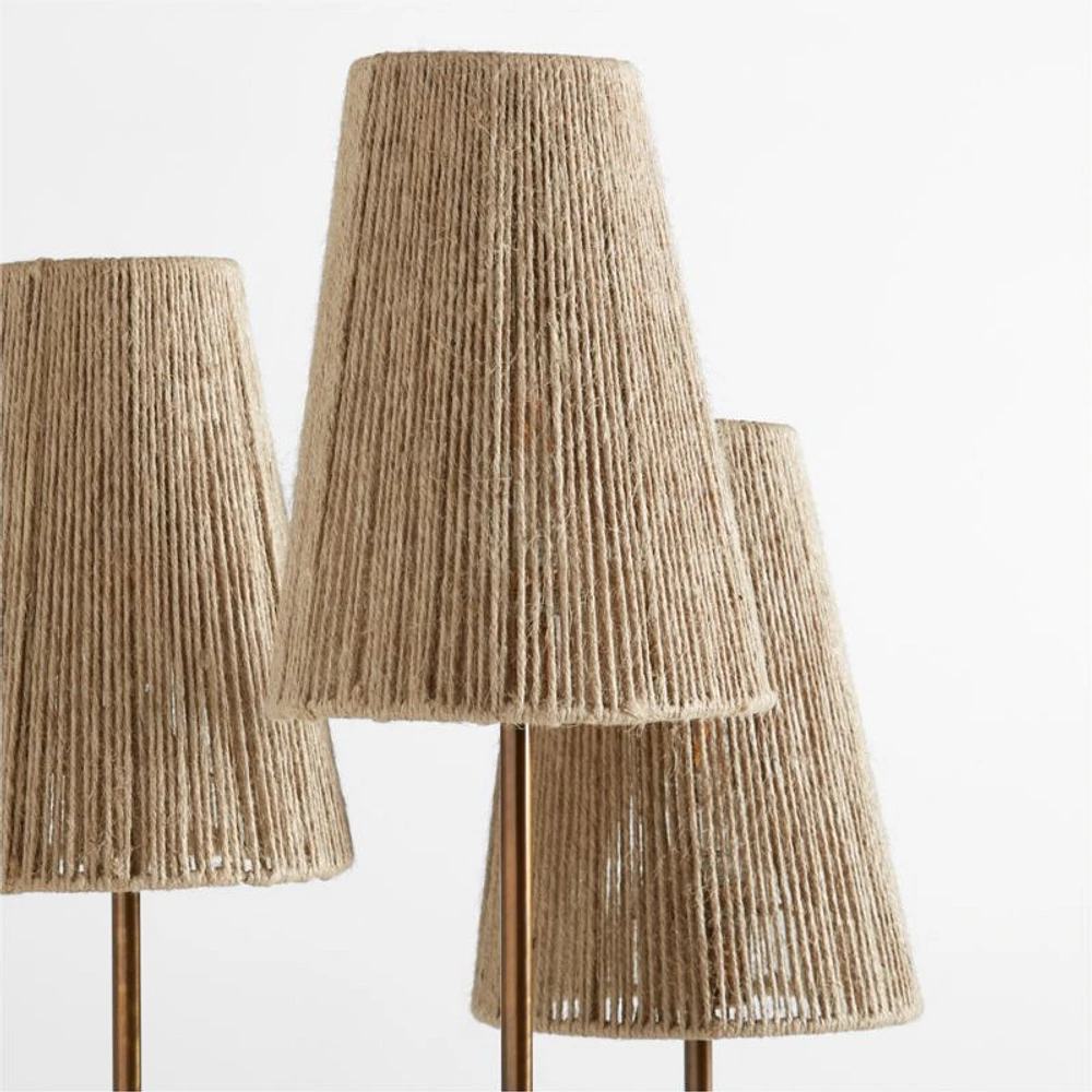 Ellery 3-Light Floor Lamp 68" by Jake Arnold