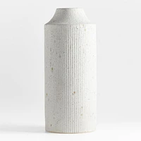 Ema Extra-Large White Ceramic Floor Vase 24"