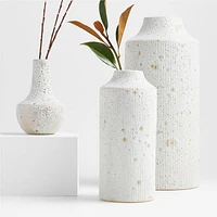 Ema Extra-Large White Ceramic Floor Vase 24"