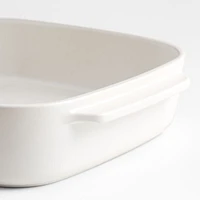 Emile Henry x Crate & Barrel 9"x9" Cream Ceramic Baking Dish
