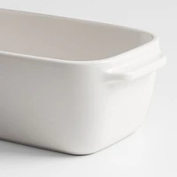 Emile Henry x Crate & Barrel Cream Ceramic Loaf Pan