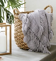 Emlyn Small Woven Blanket Basket