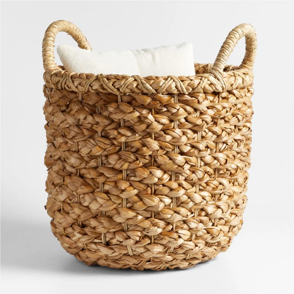 Emlyn Small Woven Blanket Basket