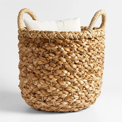 Emlyn Small Woven Blanket Basket