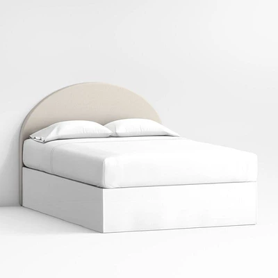 Emma Upholstered Arched Kids Full Headboard
