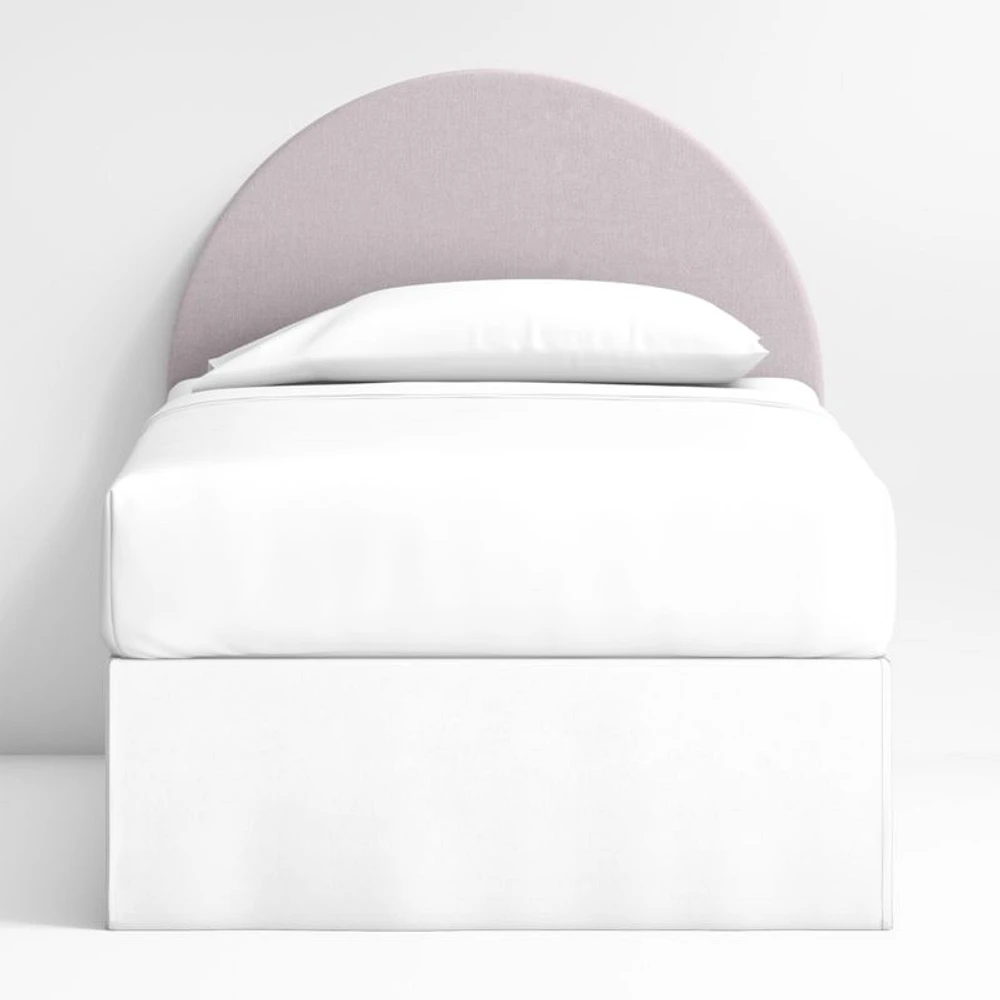 Emma Lilac Upholstered Arched Kids Twin Headboard