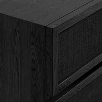 Emmer Large Charcoal Oak File Cabinet