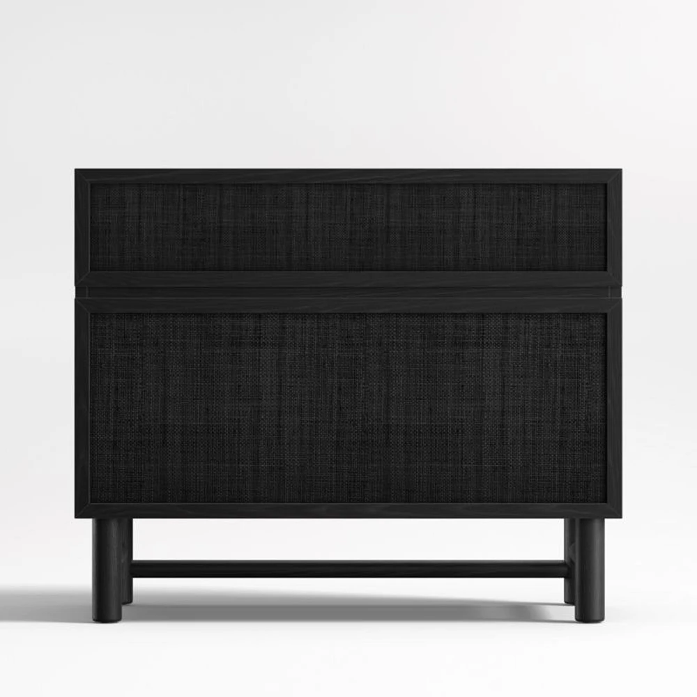 Emmer Large Charcoal Oak File Cabinet