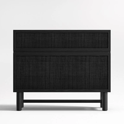 Emmer Large Charcoal Oak File Cabinet
