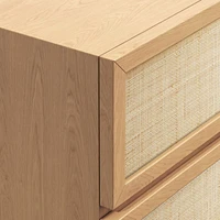 Emmer Large Natural Oak File Cabinet