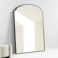 Emmy Black Floor Mirror 48.25"x72"
