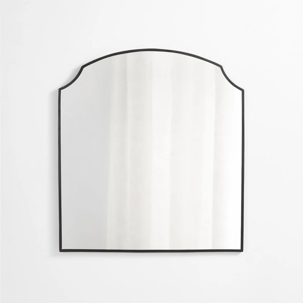 Emmy Black Wall Mirror 36"x40"