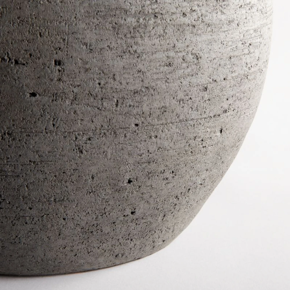 Esphera Grey Round Table Lamp 26.8"