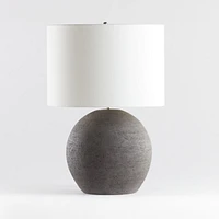 Esphera Grey Round Table Lamp 26.8"