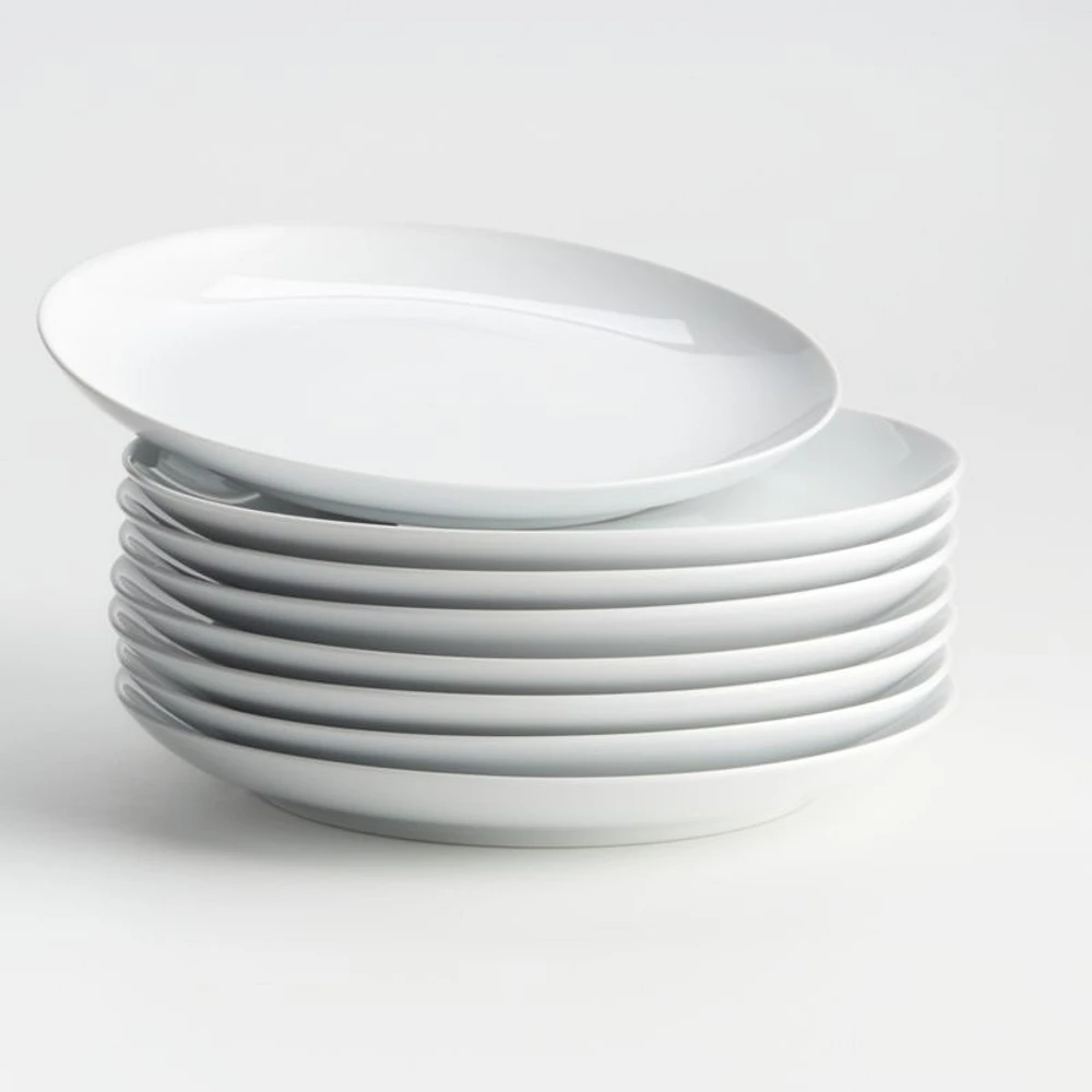 Aspen Coupe Salad Plates 8.5", Set of 8
