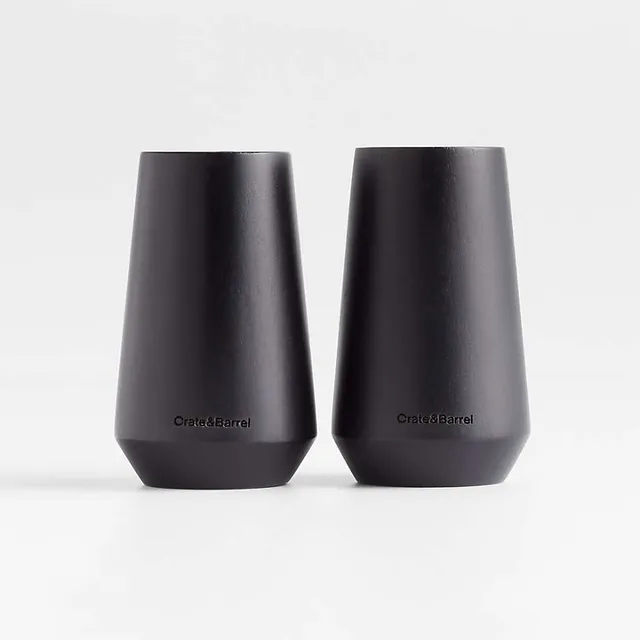 Marin White Salt and Pepper Shaker Set