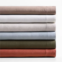 New Natural EUROPEAN FLAX ™-Certified Linen Copper Full Bed Sheet Set