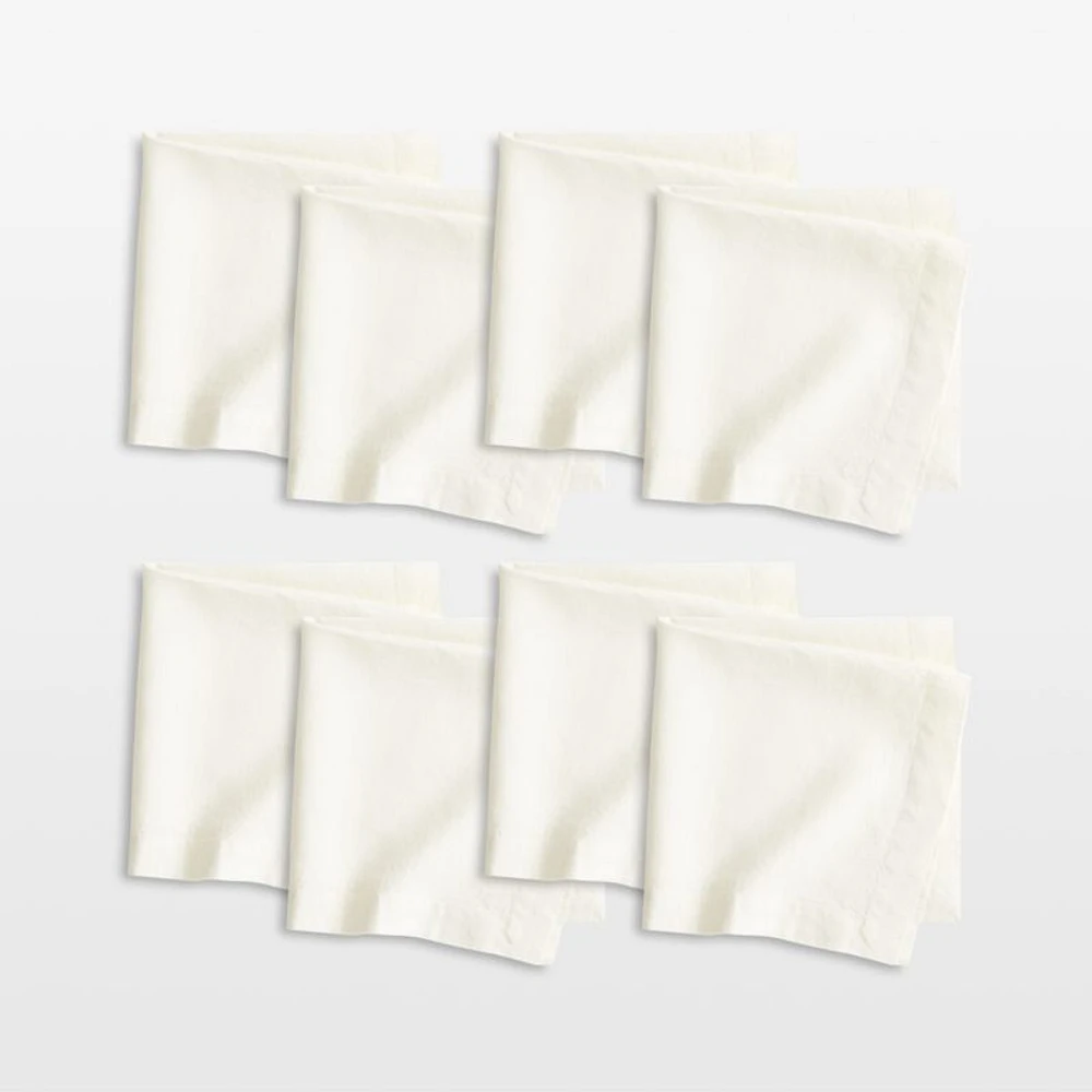 Marin Arctic Ivory EUROPEAN FLAX ™-Certified Linen Napkin