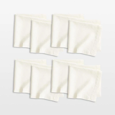 Marin Arctic Ivory EUROPEAN FLAX ™-Certified Linen Napkin