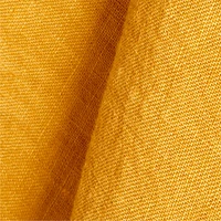 Marin Saffron Yellow Oversized European Flax ®-Certified Linen Tablecloth